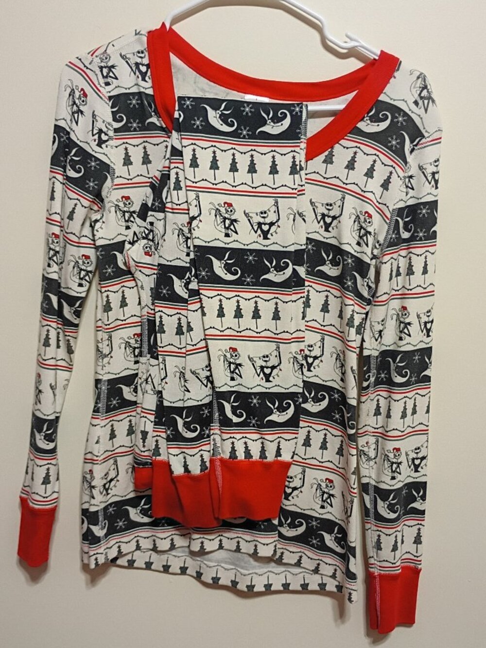 Small Disney The Nightmare Before Christmas Women's Pajama 2 Piece Set